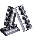 Smooth Operator Dual Axis Linear Guide Rail System Featuring SGR35 2500 Millimeter Track Paired With Two Slick Ball Bearing Slider Blocks, silver sliders with ball bearings.