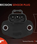 Throttle Position Sensor TPS For Dodge And Jeep Easy Install That Restores Idle And Snappy Throttle Response For Dakota Cherokee Grand Cherokee Wrangler And Viper With 2.5L 4.0L And 8.0L V10 Engines, 3-blade connector