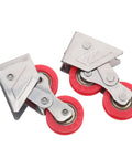 Heavy Duty Stainless Steel Double Roller Sliding Door Replacement Pulleys Built Tough With Sealed Ball Bearings for smooth operation.