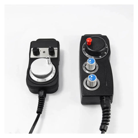Handheld CNC Pulse Generator And Encoder For Machine Tools, Onsite Motion Control System With Emergency Stop, STK6 Stop Button, 100 Pulse