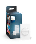 Packaging of 2 Pack Indoor Hue Wall Switch Modules For Smart Lighting Keeps Your Hue Lights Reachable When Off, Easy Install Behind The Switch, Requires Hue Bridge For Full Remote Control, Automations, And Smarter Scenes.