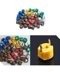 Awesome 45 Piece 6Mm Trimmer Capacitor Kit Featuring Nine Separate Values For Quick Radio Circuit Adjustments And Totally Hassle Free Weekend DIY Repair, assorted sizes and colors.