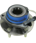 Heavy Premium Rear Wheel Bearing Hub Assembly Pair Fits Buick Chevy Gm Suvs showing blue sealed design and mounting flange.