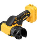 Badass Cordless Mini Circular Saw And Angle Grinder Combo Featuring A Brushless Motor That Delivers 12000 RPM for cutting and grinding.