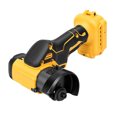 Badass Cordless Mini Circular Saw And Angle Grinder Combo Featuring A Brushless Motor That Delivers 12000 RPM for cutting and grinding.