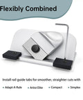 Slick Retractable Mat Cutter Featuring Drop Dead Easy Depth Knob And Hella Sharp 45 Degree Bevel Blade For Hassle Free Framing Custom Artwork And Picture Frame Mats Up To Eight Ply displayed in compact design.