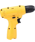 Heavy Duty Built Different Cordless Drill Driver in yellow, lightweight build ideal for wood, metal, and ceramic work.