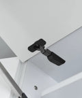 Soft Close Kitchen Cabinet Hinges With Concealed Design And Damping For Quiet, Smooth Closings On Cupboard Doors Includes Silent Buffer Easy Mounting Hardware Replacement Hinge For Modern Cabinets on white cabinet
