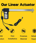 Premium Hella Durable Linear Actuator Motor Replacement For Power Recliners And Electric Lift Chairs KDYJT006-20 with connectors.