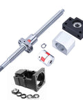 Rolls Tight And True With This Heavy Duty Cnc Ball Screw Kit 25Mm SFU2504 Anti Backlash 30.71Inch 780Mm Setup with components.