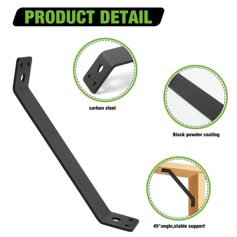 Six Pack Heavy Duty Angle Support Brackets For Pergolas Gazebos Cabins Patios And Treehouses Easy Install With Pre Drilled Holes And Included Screws Corner Braces For Wooden Structures