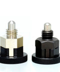 M8 Indexing Plunger Featuring Rock Solid Self Locking Knob For Unshakeable Positioning And Heavy Duty Locking Screw, two variations