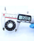 Tough As Nails High Temperature Bearing 6202 15mm X 35mm X 11mm Double Sealed measured at 35mm diameter for industrial use.