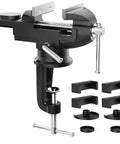 3 Inch Universal Swivel Base Table Vise With 360 Degree Rotation Portable Bench Clamp for woodworking and metalworking