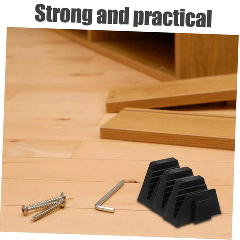 12 Piece Modular Wrench Rack Organizer Tray for Wrenches, black plastic, shown on wooden surface with screws and tool