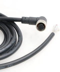M12 ACode 4 Pin Female Right Angle Sensor Actuator Cable Bare Wire For Industrial Cameras Fieldbus IO Link 10m view