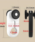 Tough And Reliable Aluminum Curtain Rail Pulley Wheels Ready To Roll For Silent Gliding On Ceiling Or Wall Tracks Built Tough Heavy Duty Window Hardware dimensions displayed