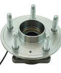 Heavy Duty 4 Pack Front And Rear Wheel Hub Bearing Assemblies Built Tough For Daily Drivers No Hassle Bolt On Fit showing hub assembly with ball bearings and studs.