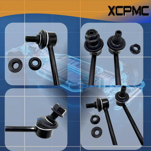 Front Sway Bar End Link Kit 2 Pcs Replacement For 2012 2015 Ford Focus Escape C Max, 2010 2013 Mazda 3, 2004 2014 Volvo XC60 XC70