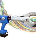 Portable Electric Ratchet Cable Cutter For Copper And Aluminum Cables, 18V Cordless Hydraulic Cutter with colorful wires