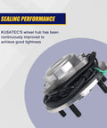 Precision Built Rear Wheel Bearing Hub Assembly 2 Pack For 08 12 Chrysler Town And Country Dodge Grand Caravan Volkswagen Routan Direct Drop In Bolt On Setup Hella Smooth Ride Quality Parts, showing sealing performance and design.