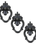 Kick Your Cabinet Digs Up a Level With Rad Vintage Ring Handles. Sturdy metal cabinet pulls, 57 by 39 mm, antique design, set of 3.