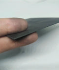 Close-up of high temperature graphite plate 100x50x2mm for pyrolysis block, anode anti-corrosion heat sink, demonstrates low porosity surface