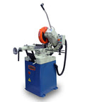 14 Inch Variable Speed Cold Saw With A Badass 3HP Direct Drive Motor For Smashing Through Steel Tubes With Zero Chatter And Precise 45 Degree Miter Cuts On Any Industrial Workspace, showcasing blade and cutting arm.