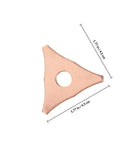 Triangle-shaped iron piece from Durable Dent Pulling Rings for Auto Body and Sheet Metal Repair Kit 100 Piece Iron Material Set