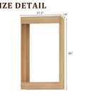 Top Shelf Wall Mounted Wood Closet Organizer With Double Hanging Rods And Flexible Diy Build For Keeping Your Duds Tidy No Fuss Storage Rack For Clean Living Room Or Hallway, size detail