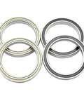 High Precision Stainless Steel Deep Groove Ball Bearings With Sealed Shielding And Industrial Grade Heavy Duty Build For Smooth Spinning Action And Rock Solid Longevity On Every Tough Job - four stainless steel ball bearings with sealed shielding.