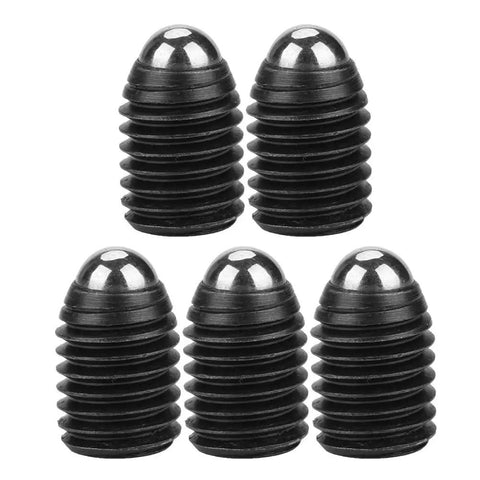 Built Tough M12 Ball Plungers 10 Pack Hex Socket Spring Loaded Carbon Steel workpiece positioning hardware set of five.