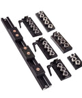 Four Piece SGR10 Double Axis Linear Rail Track 2550MM With Eight Triple Ball Bearing Roller Slider Blocks for machinery