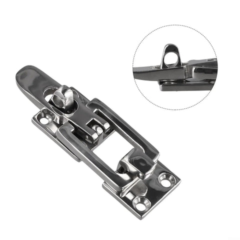 Marine Grade 316 Stainless Steel Square Boat Door Latch With Zero Rattle Design For Smooth Cruise Vibes And Heavy Duty Saltwater Guard