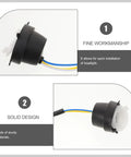 Motorcycle Headlight Socket Adapter With Double Claw 1.97 Inch Front Light Wiring Harness close-up of design and materials