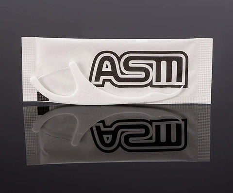 Daily Dental Floss Picks Individually Wrapped 350 Count With Easy Glide Floss Against Reflective Surface
