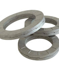 Heavy Hitter 8mm Wedge Lock Washers Carbon Steel Delta Protect Finish 200 Pack showing three stacked washers for secure fastening.