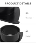 Plastic Gasket Rings 6 Pack Wear-Resistant Replacement Parts For Capsule Vending Machines Universal Fit Easy Installation Mini Vending Machine Repairs Upgrade Your Vending Machine Accessories, 90x61x25 mm black plastic rings
