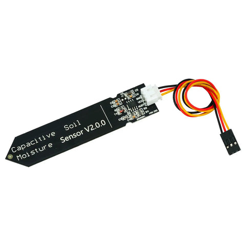 Ten Pack Capacitive Soil Moisture Sensor Modules 3.3V For Arduino And Raspberry Pi DIY Maker Projects, sensor with wire and 3-pin PH2.54 interface
