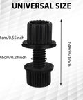 Built Tough Nylon License Plate Bolts And Screws With Nuts For Motorcycles Scooters Bikes 4 Piece Set Universal 6MM Thread Fastener detail image