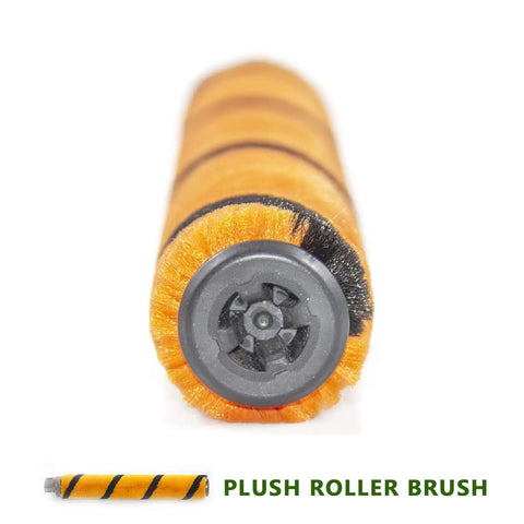 All In One Replacement Kit For Ion Flex DuoClean Vacuum Cleaners With Soft Brush Roll, 2 HEPA Filters, 6 Foam Filters And Cleaning Tool For IF100 IF150 IF160 IF170 IF180 X30 X40 F60 F80 IF200 IF201 IF202 IF205 IF251 IF252 IF281 IF282 IF285 - plush roller brush
