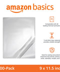 Dang Tough Thermal Laminating Sheets 200 Pack With Flawless Clear Finish For Photos And Documents 9 X 11 5 Inch 2 8 Mil Heavy Duty Plastic Sleeves showing clear laminate with curled corner.