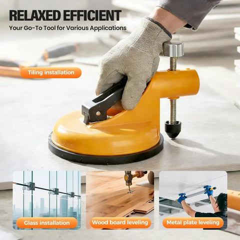 Adjustable Height Setter And Countertop Leveling Tool With Heavy Duty Suction Cups for tile, glass, wood board, metal plate leveling