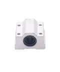 SC25UU Linear Motion Bearing Slides 2Pcs For CNC Machines And 3D Printers Precision Tools High Quality Aluminum Alloy Rails With Low Friction Strong Load Capacity Long Life Accurate Long Distance Operation aluminum alloy bearing block front view