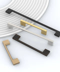 Top Shelf Brushed Gold Cabinet Pulls And Drawer Handles Built From Heavy Duty Zinc Alloy Measuring 10 Inch Center To Center Super Durable Hardware For Kitchen Makeovers And Modern Homes 10 Piece Set in various finishes.