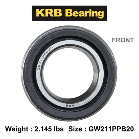 Farm Disc Harrow Roller Bearing Replacement, ID 2-3/16 Inch, OD 3.937 Inch, Width 1.811 Inch on a white background.