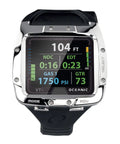 VTX Scuba Diving Computer Receiver Only With Ultra Bright Full Color OLED Display showing dive data and settings.