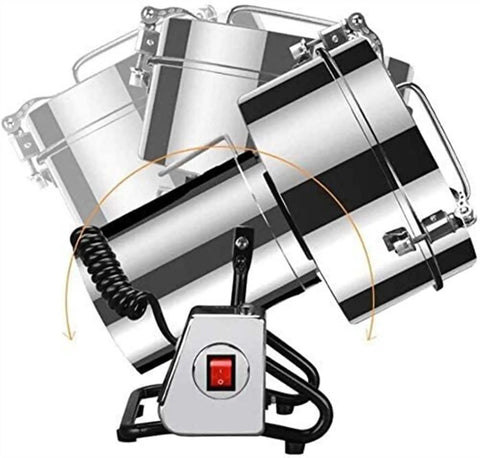Stainless Steel Electric Grain Grinder Mill High Speed 2000G Capacity with adjustable tilt design for versatile powder making.