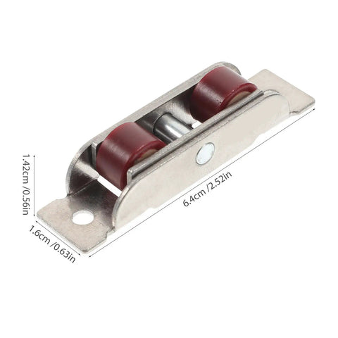 Top Shelf Four Pack Stainless Steel Sliding Window Sash Pulleys With Double Roller Design For Ultra Smooth Slick Glide heavy duty steel roller.