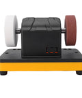 Tough As Nails 20V Cordless Mini Bench Grinder with 3 Inch dual wheels and variable speed from 2000 to 6000 RPM.